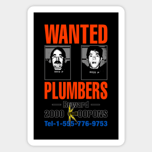 WANTED PLUMBERS Magnet